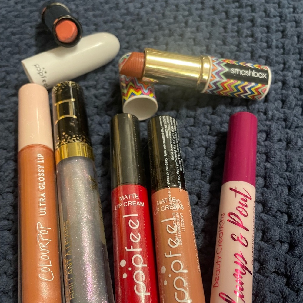 Vibrant Red and Pink Lipstick Collection